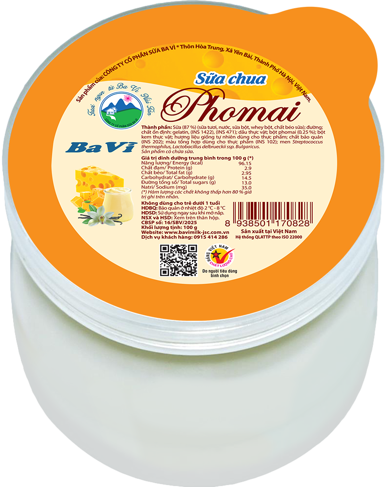 Sữa chua PHOMAI (Dạng Hũ)