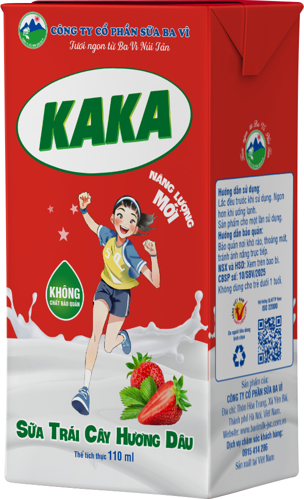 KAKA Sữa trái cây hương Dâu