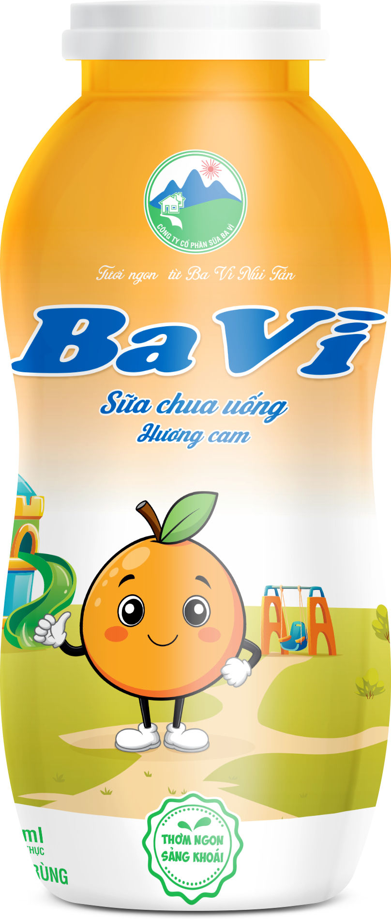 Sữa chua uống Ba Vì hương cam Thanh trùng