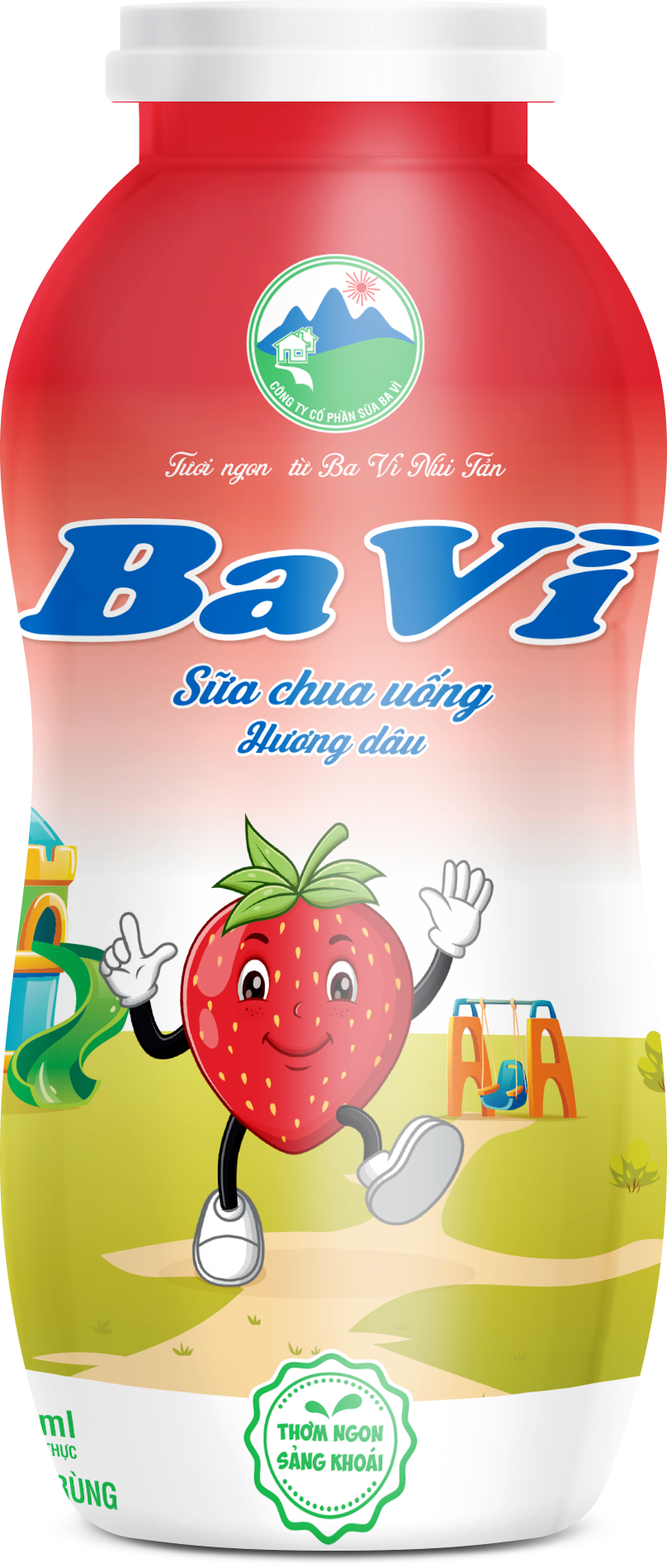 Sữa chua uống Ba Vì hương dâu Thanh trùng